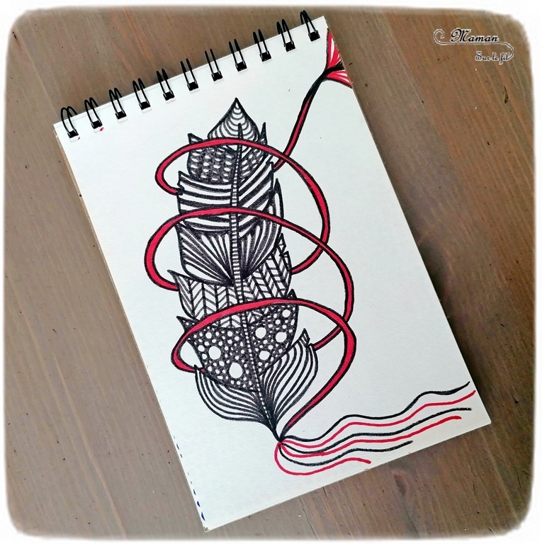 Récapitulatif Idées de dessins de Art-Thérapie - Zen Art ou encore Zentangle - Inspiration - Noir et blanc et couleurs - idées activités enfants et adultes - Dessin, graphisme, coloriage - Relaxation, émotions, gestion du stress et des angoisses - récap sur le fil - mslf