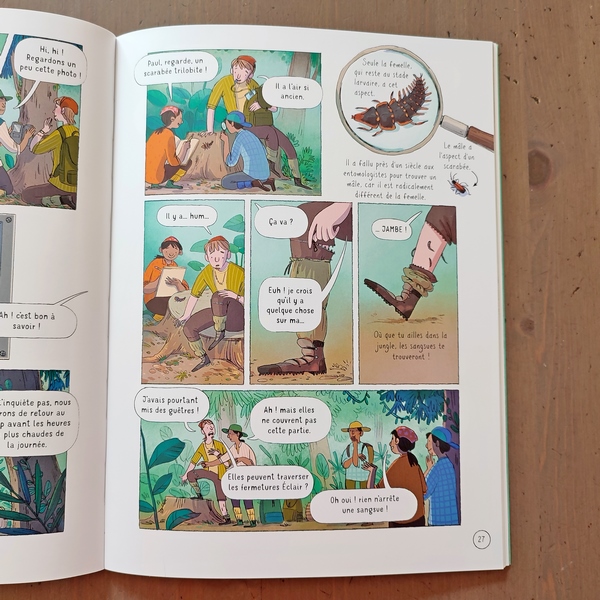 Test et avis livre enfants - Nouveauté BD de chez Usborne - Collection 24 heures, de chouettes BD documentaires - 24 heures dans la jungle, dans l'espace et à l'âge de pierre - De quoi aborder Histoire, sciences et géographie en douceur et en s'amusant - Mi fiction mi informations documentaires - Vie à la préhistoire, planètes et astronautes, animaux et nature de la jungle, étude - BD Cycle 2 et 3 - Enfants - coup de coeur - fille et garçon 7 8 9 10 11 12 ans - Bande dessinée - littérature enfant jeunesse - avis - mslf