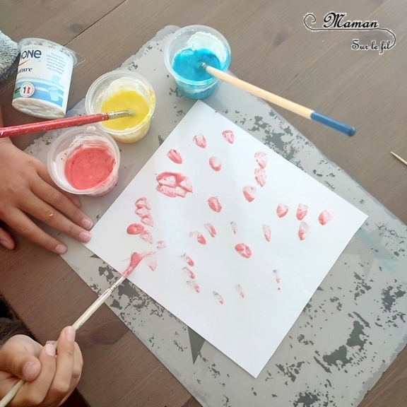 Abécédaire créatif - Y comme Yeux et Yaourt - activité manuelle et créative enfants - Collage yeux mobiles sur feuille noire - Parfait pour Halloween aussi - Peinture bébé comestible avec yaourt et colorant alimentaire - à appliquer au pinceau ou aux doigts et mains - Sensoriel - apprentissage lettres alphabet - maternelle - Alphabets lettres creuses gratuit - créative - Projet Maternelle Cycle 1 - mslf