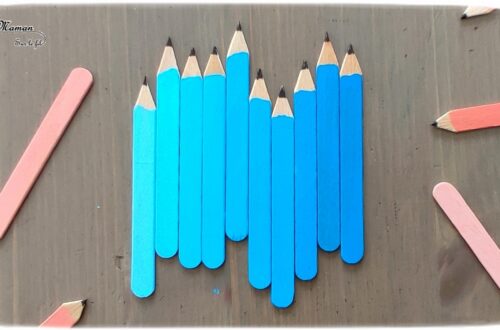 Les crayons en dégradés en couleurs : Jeu DIY en récup' - Thème école, rentrée scolaire et crayons de couleur - Activité créative et manuelle enfants - Technique de peinture - Création d'un dégradé de couleurs par ajout de blanc - Discrimination visuelle et connaissance des couleurs - Arts plastiques - Atelier autonome et autocorrectif maternelle - Bricolage facile fait maison - Recyclage - Jeu pédagogique et éducatif - Créativité - arts visuels et atelier maternelle - Cycle 1 ou 2 , Elémentaire - mslf