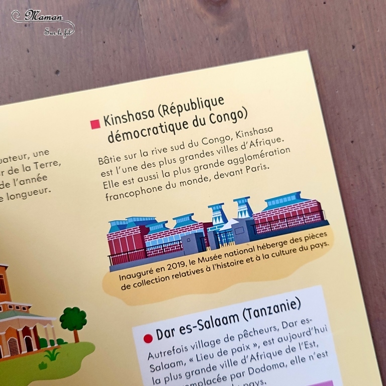 Coffret Livre et Puzzle - Les villes du monde chez Usborne - Puzzle de 300 pièces avec carte du monde, villes et monuments importants - Modèle - Livret documentaire avec explications et anecdotes sur continents et villes du monde - Apprendre et découvrir la géographie autrement, en s'amusant - test et avis - Elémentaire cycle 2 et 3 - mslf