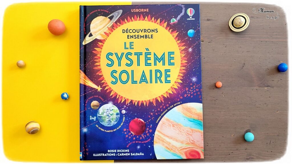 Test et avis livre enfants - Découvrons ensemble Le système solaire - Espace, Soleil, Planètes, limites, anecdotes - éditions Usborne - Livre à rabats - fenêtres - littérature jeunesse - avis - mslf