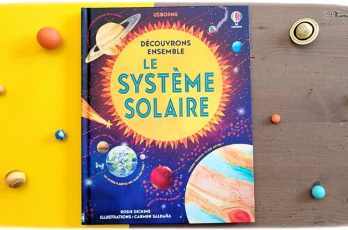 Test et avis livre enfants - Découvrons ensemble Le système solaire - Espace, Soleil, Planètes, limites, anecdotes - éditions Usborne - Livre à rabats - fenêtres - littérature jeunesse - avis - mslf