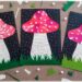 Activité créative et manuelle enfants - Champignons avec essoreuse à salade (encre et peinture) - Pied en pages de livre - Herbe en feutrine - Playmais flocons de mais - Découpage, collage, graphisme, points - Inspiration DIY - Bricolage facile pour l'automne - Décoration - Alimentation et forêt - Créativité - arts visuels et atelier maternelle et élémentaire - Cycle 1 ou 2 - mslf