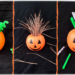 Activité créative et manuelle enfants - Inventer une coiffure à la citrouille Halloween- Invitation à créer et à jouer - Utilisation de loose parts créatifs, matériel et objets divers, éléments de la nature et du jardin, land art, bonbons - Rigolo et ludique - Motricité fine - Bricolage, peur et décoration pour Halloween - Recyclage, surcyclage - Créativité - arts visuels et atelier autonome créatif maternelle et élémentaire - Cycle 1, 2 ou 3 - mslf