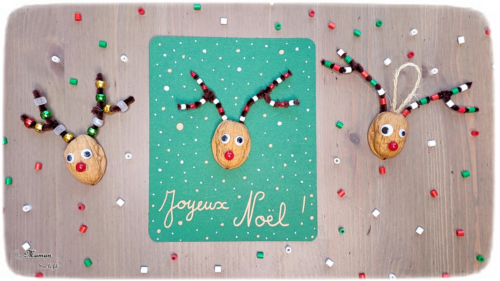 30 idées de bricolage de Noël recup' pour les enfants