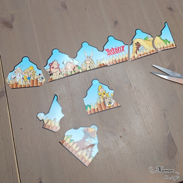 Activité créative et manuelle enfants -Fabriquer des puzzles DIY en récup' avec des couronnes Epiphanie - Galette et fête des rois - Découpage - Logique, mise en paire et discrimination visuelle - Différents niveaux - Coschooling et IEF - Atelier Maternelle Jeu Fait maison - Thème hiver ou Rois et Reines - Créativité - Cycle 1 ou 2 - mslf