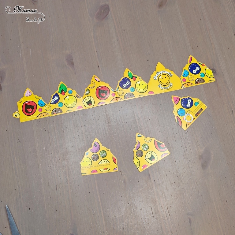 Activité créative et manuelle enfants -Fabriquer des puzzles DIY en récup' avec des couronnes Epiphanie - Galette et fête des rois - Découpage - Logique, mise en paire et discrimination visuelle - Différents niveaux - Coschooling et IEF - Atelier Maternelle Jeu Fait maison - Thème hiver ou Rois et Reines - Créativité - Cycle 1 ou 2 - mslf