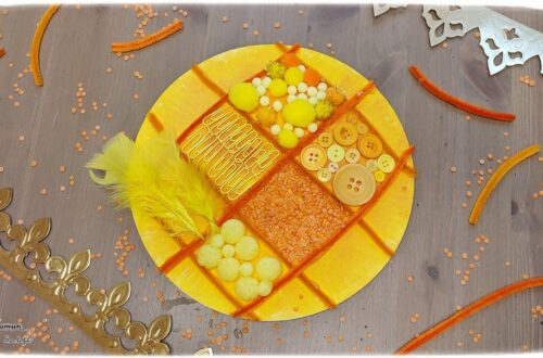 Activité créative et manuelle enfants -Fabriquer une galette multi-sensorielle -Epiphanie - Travail autour des 5 sens - Odorat avec arôme amande - Ouïe avec lentilles - Toucher avec différentes textures en récup' - Vue avec paillettes et de quoi observer - goût avec vraie galette - Bricolage, peinture, matériel créatif - Arts visuels Pré-scolaire Maternelle et élémentaire - Thème hiver, fête des rois ou Rois et Reines - Créativité - Cycle 1 ou 2 - mslf