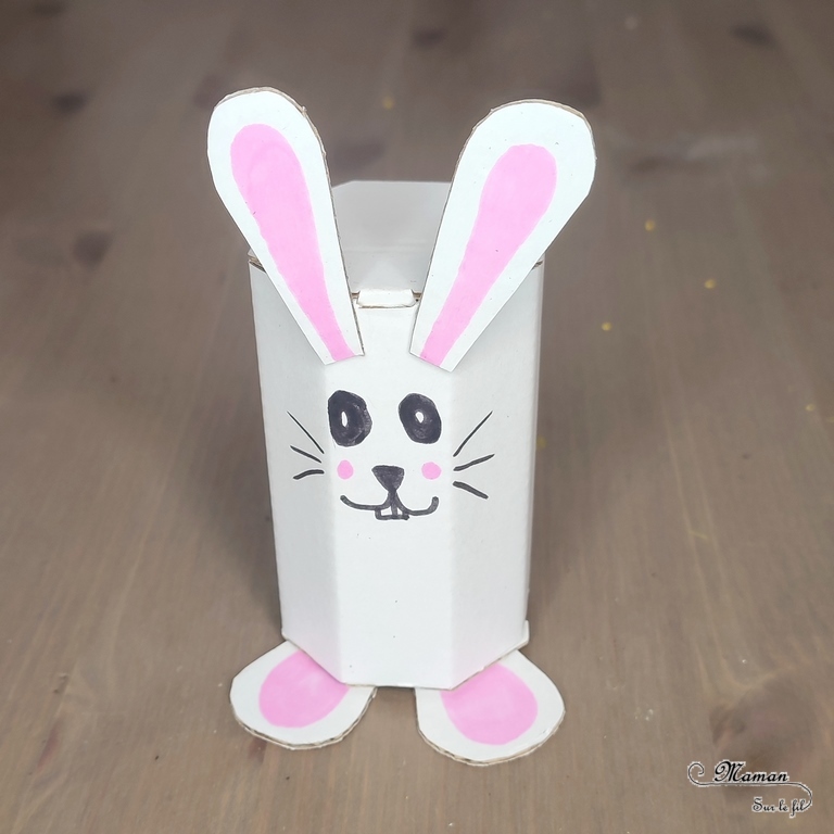 Activité créative et manuelle enfants - Petites boites en carton à monter, customiser et décorer selon vos thèmes - Pour fêtes mères, pères, fin d'année, Pâques... Cadeau avec bonbons ou petit cadeau - Lapin et Poule version Peinture, découpage et collage - Bricolage facile pour printemps et Pâques - Carrées et Octogonales - Arts visuels Maternelle et élémentaire - Créativité - Cycle 1 ou 2 - mslf