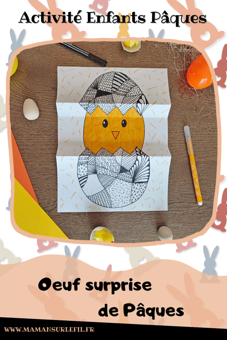 Dessin Surprise Pliage A Imprimer