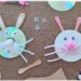 Activité créative et manuelle enfants - Fabriquer des lapins avec de vieux CD - Récup, recyclage, surcyclage carton, cd, bâtonnets de glace en bois - Découpage, collage, peinture - Décoration - Bricolage facile et rapide pour le printemps, Pâques ou un thème sur les animaux de la ferme - Arts visuels Maternelle et élémentaire - Créativité - Cycle 1 ou 2 - Tutoriel Photos - mslf