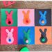 Activité créative, manuelle, pédagogique et éducative enfants - Fabriquer un jeu des petits lapins de Pâques façon Andy Warhol - 2 en 1 - Multiples utilisations - Jeu DIY à fabriquer ou art visuel à la manière Andy Warhol - Papiers colorés, découpage, pompons et collage - Association de couleurs ou utilisation libre et créative - Bricolage facile pour printemps, Pâques ou thème animaux de la ferme - Atelier Maternelle et élémentaire - Créativité - Cycle 1 ou 2 - mslf