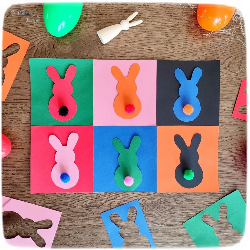 Les lapins : activités et bricolages sur le thème du lapin l Animaux - Tête  à modeler