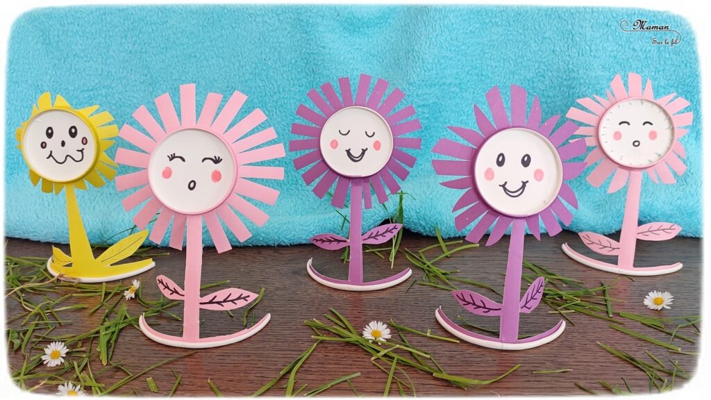 Fabriquer des fleurs avec des gobelets en carton colorés : une activité créative et manuelle enfants - Découpage et dessin pour un bricolage tout mignon - Bricolage à offrir pour les fêtes des mères, pères, grands-mères - Décoration 3D en relief - Champ de fleurs - Bricolage facile et original pour le printemps ou un thème sur les fleurs - Arts visuels Maternelle et élémentaire - Créativité - Cycle 1 ou 2 - Tutoriel Photos - mslf