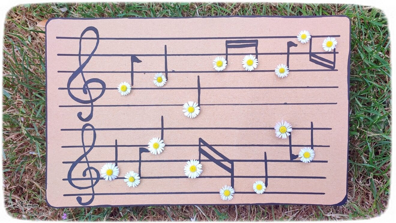 Partition fleurie {Activité} - Maman Sur Le Fil