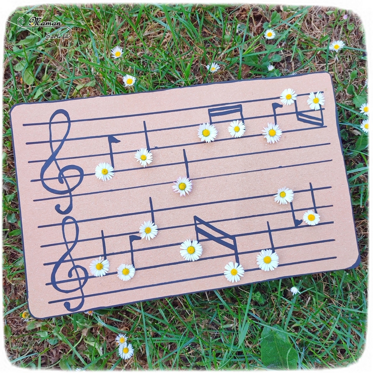 Partition fleurie {Activité} - Maman Sur Le Fil