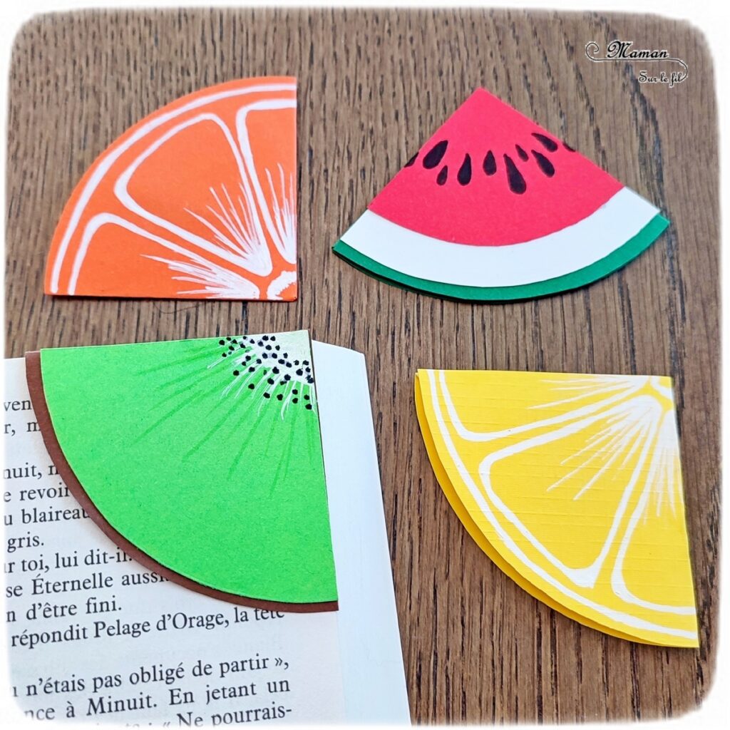 1 Paquet D'autocollants De Puzzle Diy, Thème Fruits D'été, 6