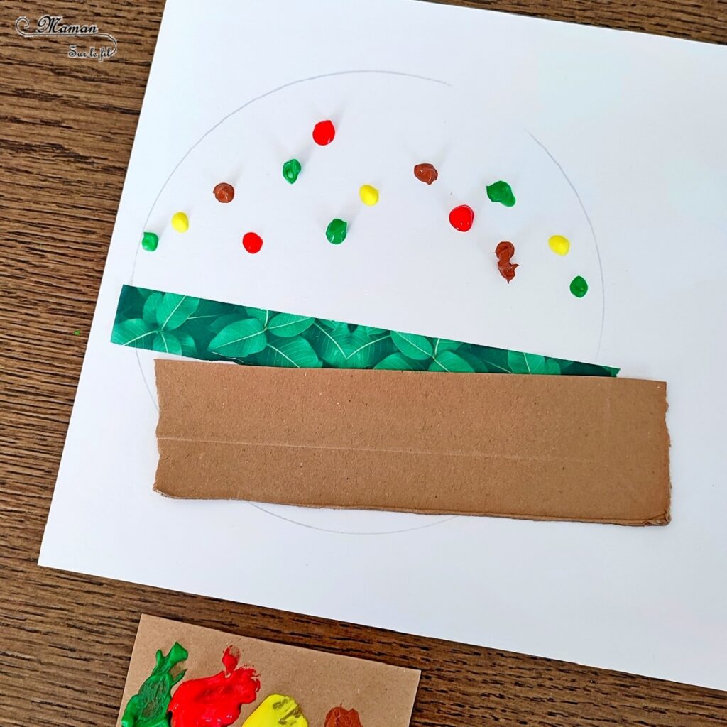 Activité créative et manuelle enfants - Arbres d'automne à la peinture étalée - Peinture à la raclette, règle ou bout de carton - Arts visuels en cercle - dessin et graphismes - Tableau automnal avec une technique de peinture rigolote - Récup', recyclage, surcyclage - Découpage, peinture, collage, Arts visuels - Bricolage - Thème Automne, forêt, arbres - Bricolage facile et rapide - Arts visuels et atelier Maternelle et élémentaire - Créativité - Cycle 1 ou 2 - tutoriel photos et vidéos - mslf