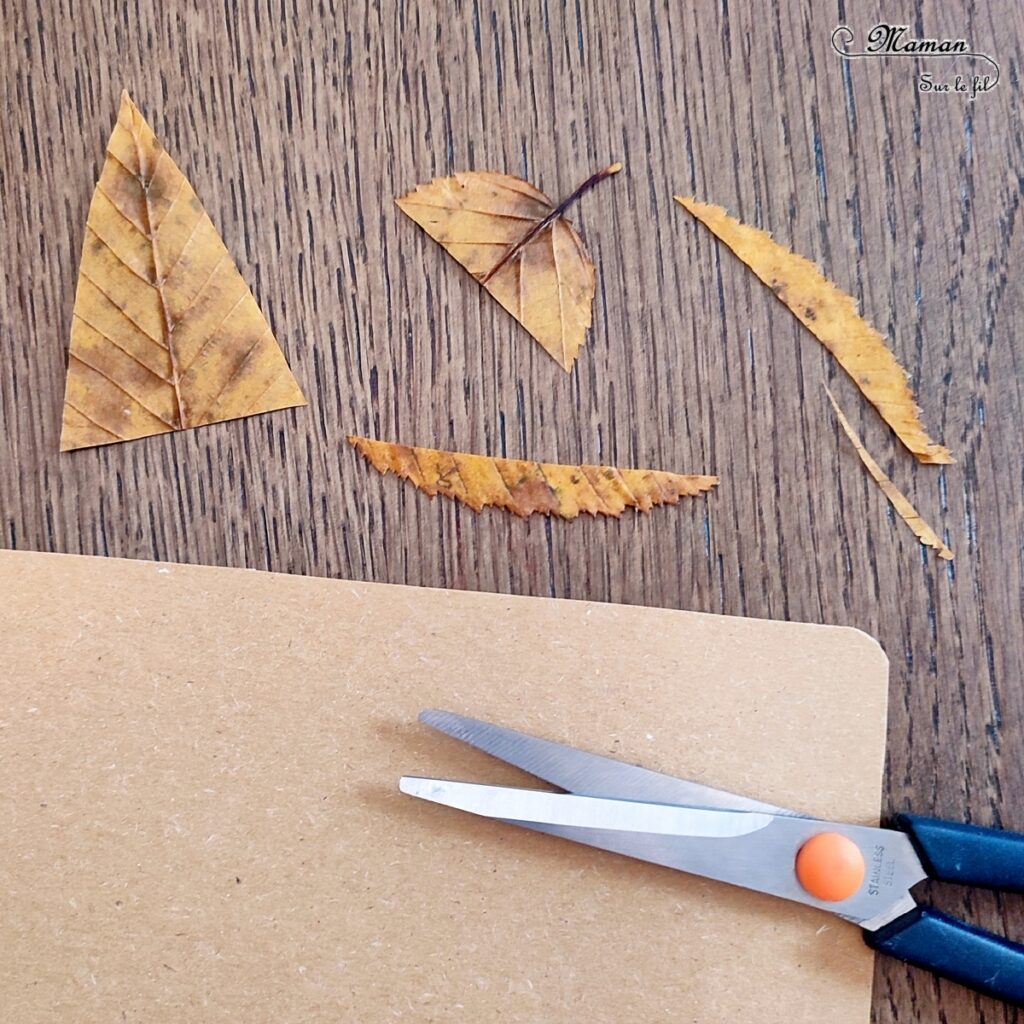 Activité créative et manuelle enfants - Peindre des sapins enneigés avec des empreintes de feuilles d'automne - Peinture, graphismes et dessins - Peindre avec de la gouache en stick et la nature - feuilles mortes d'automne - Récup', surcyclage et recyclage de carton - Activité de transition entre l'automne et l'hiver - Land art, atelier nature - Arts visuels - Bricolage - Thème Automne, forêt, arbres, feuilles, hiver, sapins, Noël - Bricolage facile et rapide - Arts visuels et atelier Maternelle et élémentaire - Créativité - Cycle 1 ou 2 - tutoriel photos - mslf