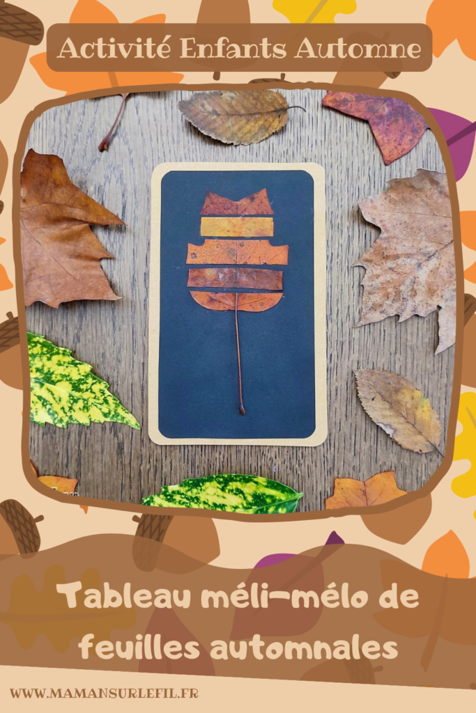 Activité créative et manuelle enfants - Créer des tableaux méli-mélo de feuilles d'automne - Land art avec la nature - Ramassage, découpage et collage de feuilles mortes - Travail sur les formes et les couleurs - Créations automnales Cadres en papier et carton - Récup', recyclage, surcyclage - Arts visuels - Bricolage - Thème Automne, forêt, arbres - Bricolage facile et rapide - Arts visuels et atelier Maternelle et élémentaire - Créativité - Cycle 1 ou 2 - tutoriel photos - mslf