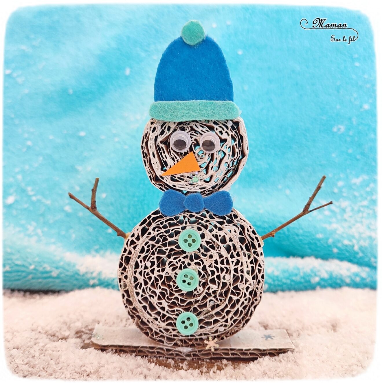 Pochette De Gaufrage Bonhomme De Neige Vaessen Creative - 14,6x10,7 Cm - Pour Scrapbooking Et Cartes