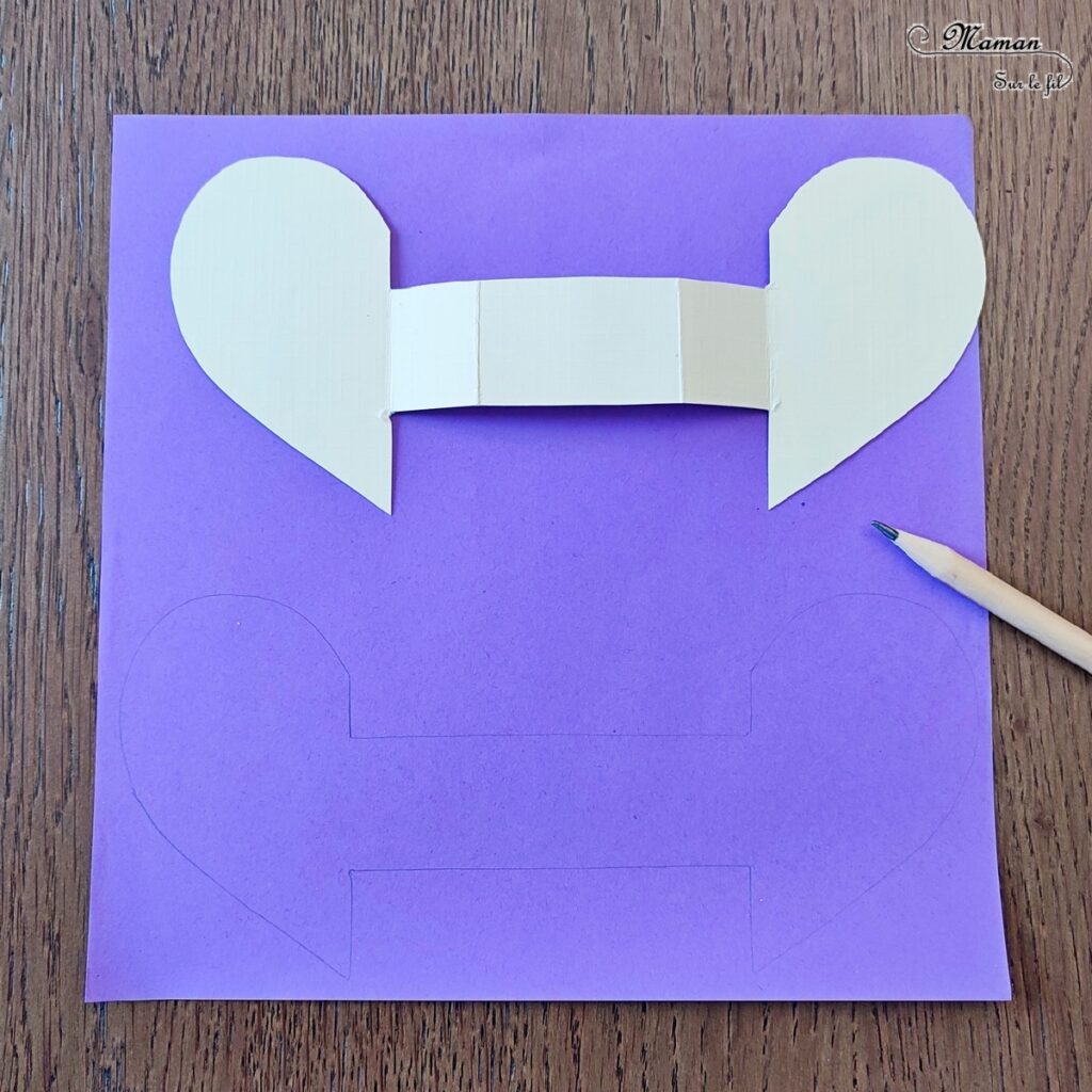 Fabriquer des cartes Coeurs qui s'ouvrent : activité créative et manuelle enfants - Bricolage DIY et cadeau Fait Maison - Découpage, pliage, collage de papier pour une carte d'amour - Message caché à l'intérieur du coeur - Cadeau, carte à offrir pour la Saint Valentin, la fête des mères, pères, grands-mères-, grands-pères... - Arts visuels et Bricolage maternelle ou élémentaire (cycles 1, 2 et 3) - Thème Saint-Valentin, Amour, Amitié, à offrir - Créativité - tutoriel photos et vidéos - mslf