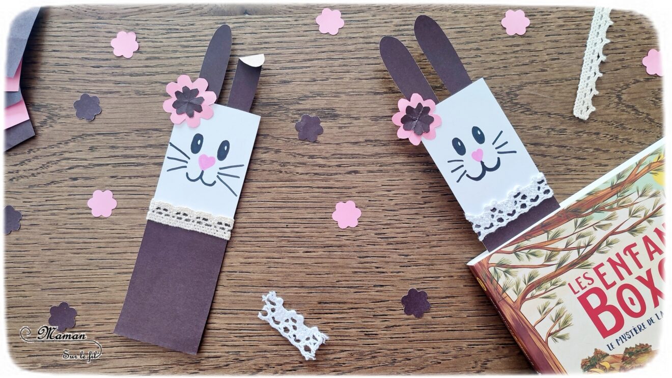 Marque page lapin