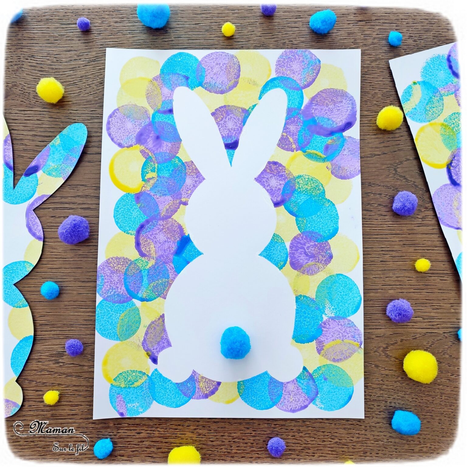 Kit Peinture Pâques KreativeKraft - Œufs Et Lapins En Plâtre - Activité Manuelle Enfant