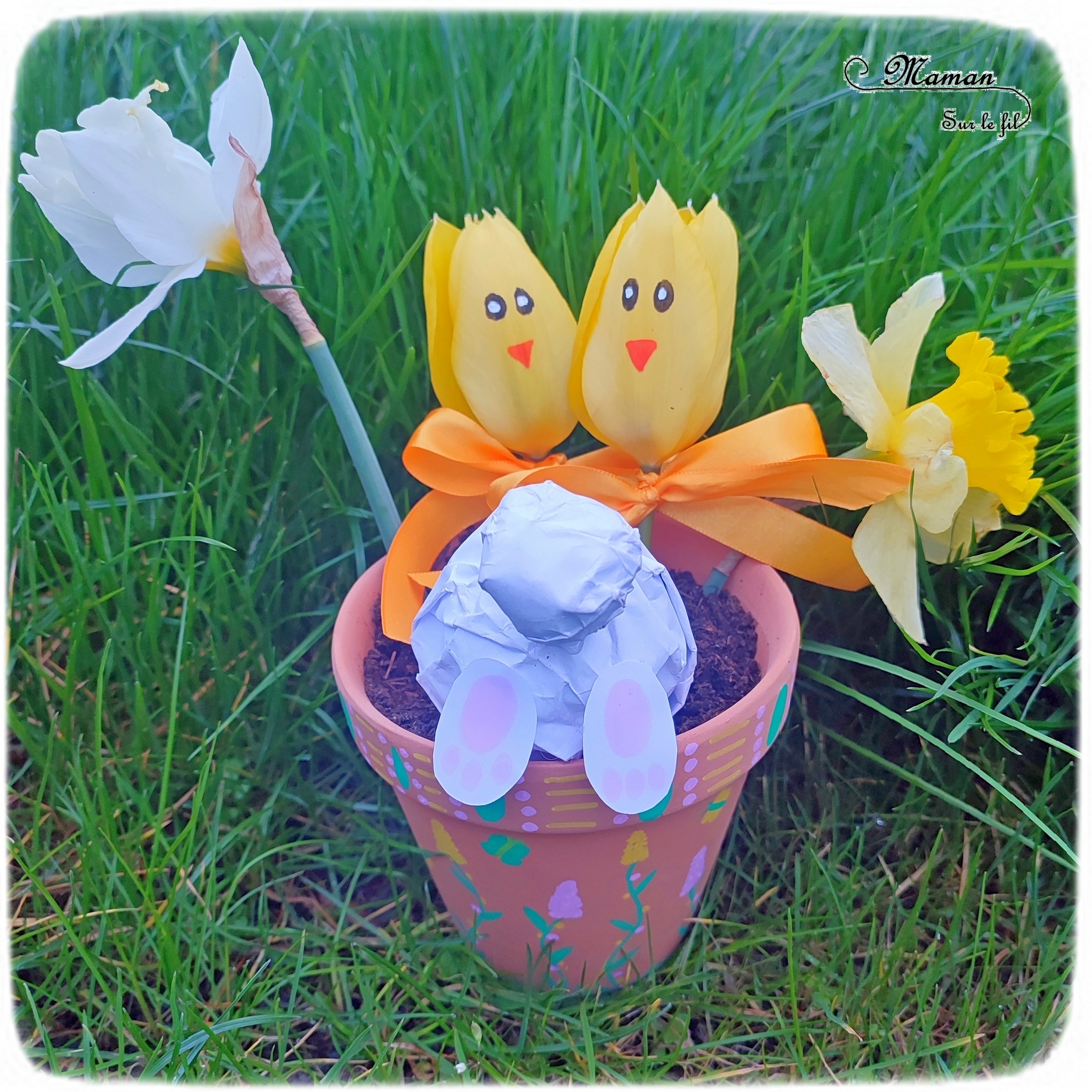 Selecta 61074 Tulips Garden, tulipe jouet de préhension, 9,5 cm, en bois