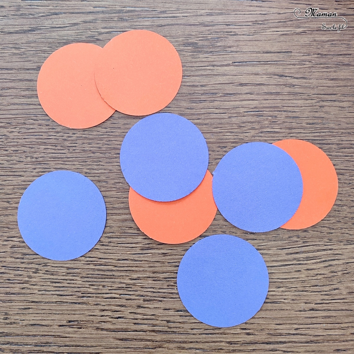 Sucettes avec des ronds en papier {Activité} - Maman Sur Le Fil