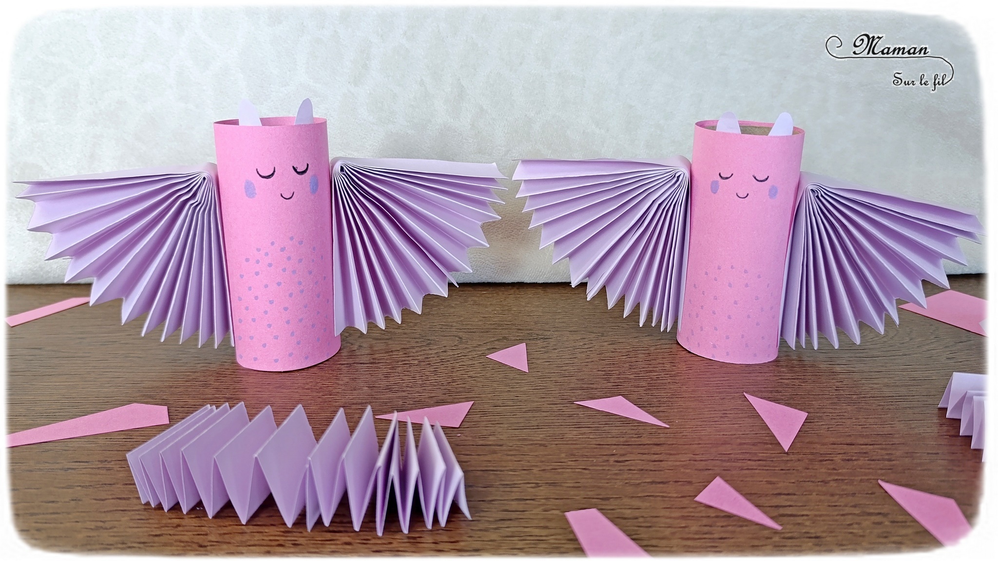 Chauve-souris avec un rouleau de papier toilette {Activité} - Maman Sur