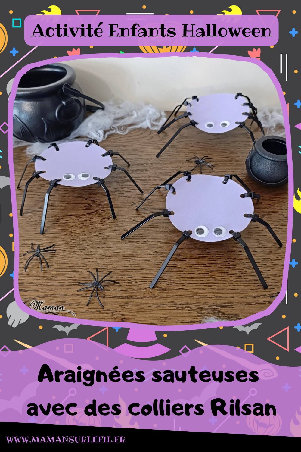 Bricolage Araignee Maternelle