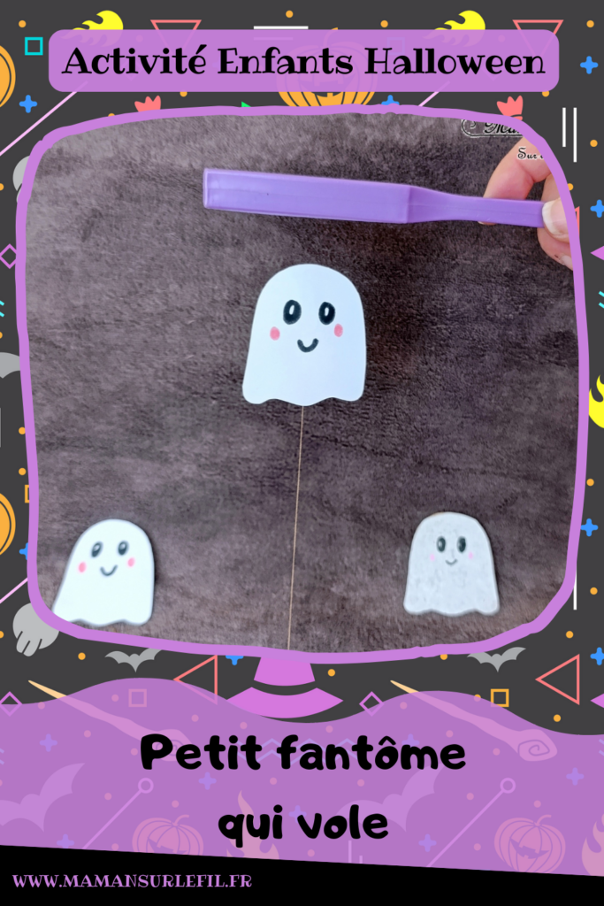 Petit fantôme en papier qui vole : activité créative et manuelle enfants - Fabriquer un fantôme mignon qui vole grâce à un trombone et un aimant - Expérience et bricolage rigolo et ludique pour Halloween - Découpage et dessin - Thème Halloween, créatures légendaires et imaginaires - Bricolage rapide et facile - Arts visuels Maternelle et cycle 2 - Maternelle et élémentaire - Créativité - Cycle 1 ou 2 - tutoriel photos et vidéo - mslf