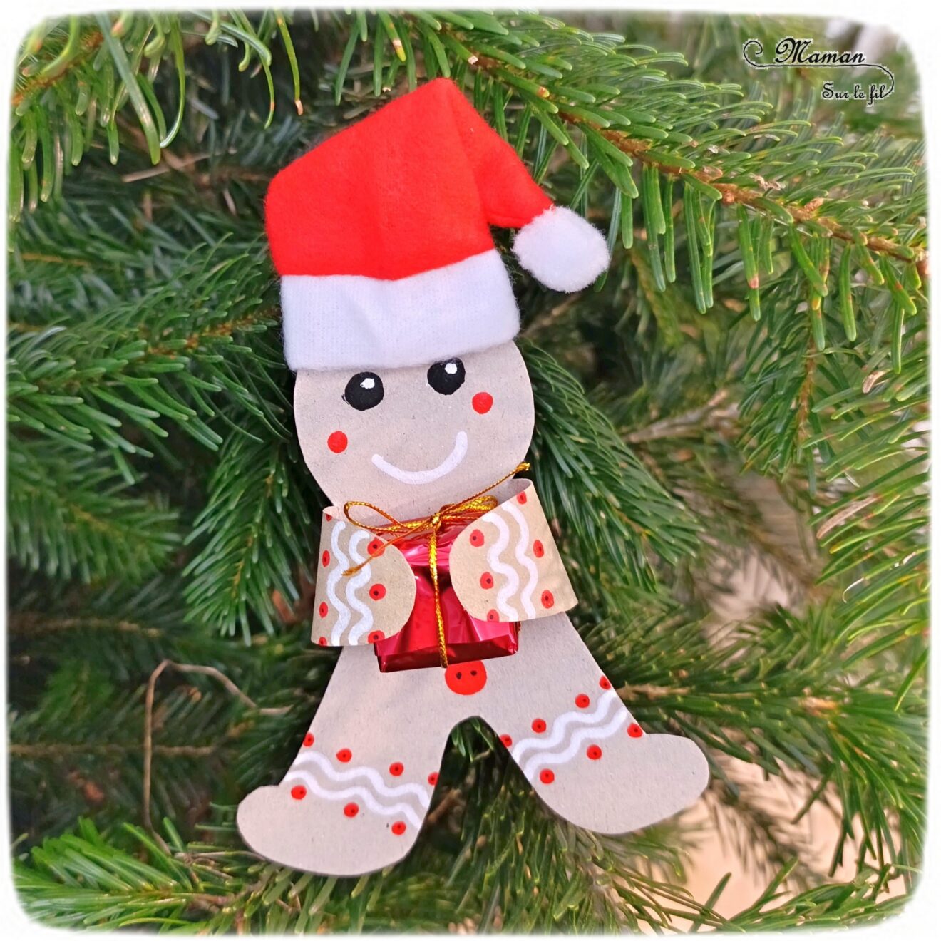 ERNESTINE - Lot 4 Marque Place Noël Personnalisable Pain D