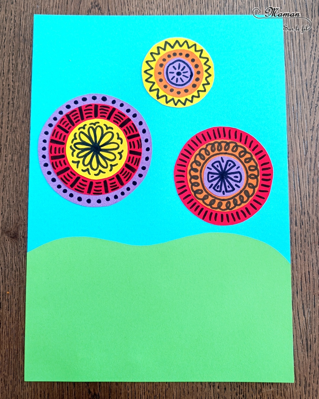 Graphisme Ronds Fleurs entre Cercles et Graphismes {Activité} - Maman Sur Le Fil