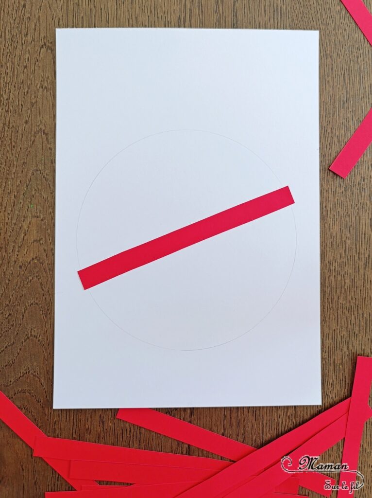 Créer une coccinelle en collage de bandes de papier : activité créative et manuelle enfants - Géométrie avec utilisation de la règle et du compas - Découpage, collage, perforatrice rond - Dessins et graphismes - Thème Insectes et petites bêtes, printemps - Bricolage et décoration sympa et facile - Arts visuels maternelle et élémentaire - Cycles 1 et 2 - Créativité - tutoriel photos - mslf