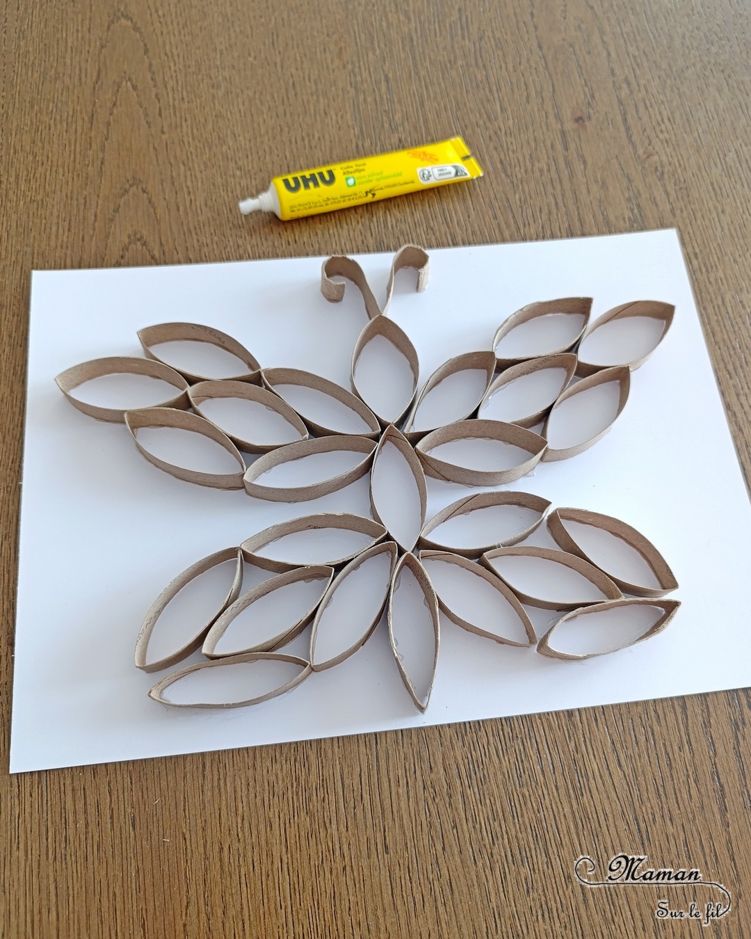Papillon en récup' de rouleaux de papier toilette {Activité} - Maman ...