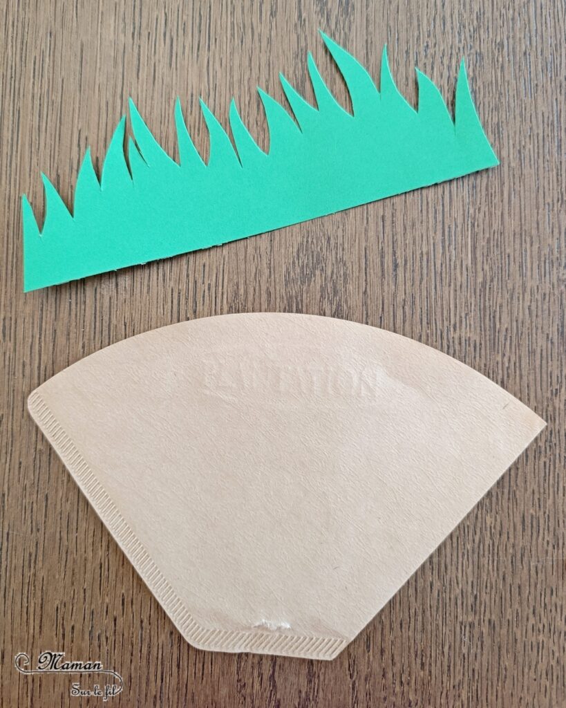 Fabriquer un mignon ver de terre qui sort de terre : activité créative, recyclage et manuelle enfants - Récup' de bâtonnets de glace en bois ou de pics à brochettes, et de filtres à café - Découpage, collage de l'herbe - Ver de terre qui se cache, coulisse et apparaît - Surcyclage - Thème Insectes et petites bêtes, printemps, animaux de la forêt - Bricolage et décoration sympa et facile - Arts visuels maternelle et élémentaire - Cycles 1 et 2 - Créativité - tutoriel photos et vidéo - mslf