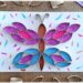 Créer un papillon coloré en récup' de rouleaux de papier toilette et peinture : activité créative, recyclage et manuelle enfants - Bandes de rouleaux de PQ en carton découpées et collées sur une feuille - Aide pour peindre le papillon - Découverte de la symétrie - Thème Insectes et petites bêtes, printemps - Bricolage et décoration sympa et facile - Arts visuels maternelle et élémentaire - Cycles 1 et 2 - Créativité - tutoriel photos et vidéo - mslf