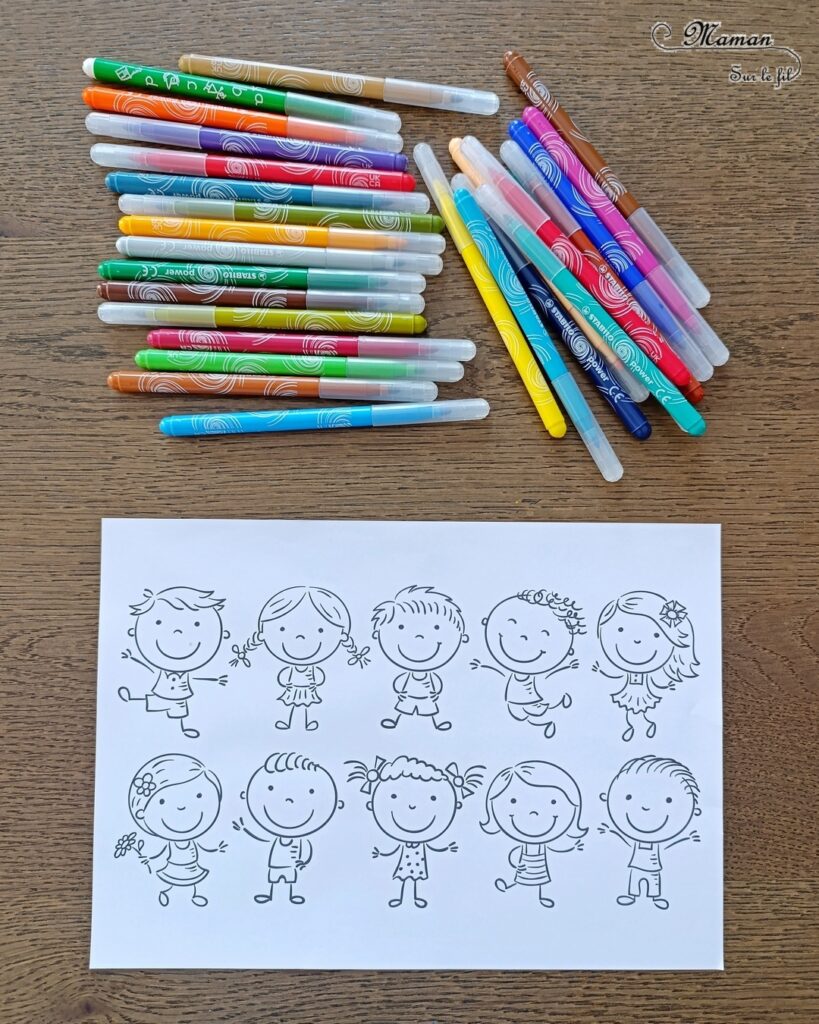Fabriquer des enfants dans leur duvet, allongés autour d'un min feu de camp : activité créative, coloriage et manuelle enfants - Bricolage facile pour jeu d'imagination et d'imitation DIY - Coloriage aux feutres, découpage, collage - Récup' de carton - Papiers à motifs type scrapbooking, feutrine - Mini feu de camp avec petites branches et laine - Campement avec avec feu de camp - Nuit à la belle étoile en colonie - Thème camping, vacances, été, colonies, camp d'été - Bricolage et décoration sympa et facile - Arts visuels maternelle et élémentaire - Cycles 1 et 2 - Créativité - tutoriel photos - mslf