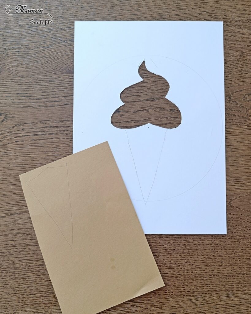 Créer une glace italienne qui change de couleurs : activité créative, peinture et manuelle enfants - Peinture et bricolage ludique avec roue qui tourne - Peinture type aquarelle, géométrie avec tracé de cercle, découpage, dessin et graphismes, attache parisienne - Bricolage facile et rigolo - Thème alimentation, gourmandises sucrées, glaces, été - Bricolage et décoration sympa et facile - Arts visuels maternelle et élémentaire - Cycles 1 et 2 - Créativité - tutoriel photos et vidéo - mslf