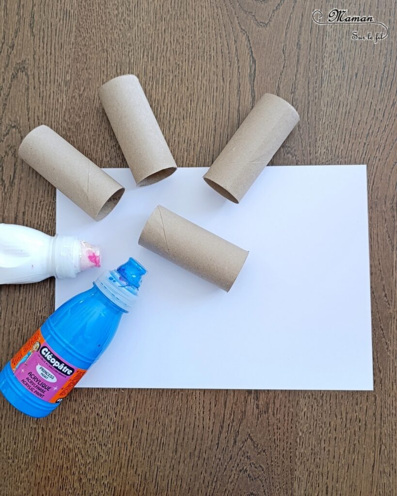 Peindre des requins mignons avec un rouleau de PQ en carton : activité créative, peinture, récup' et manuelle enfants - Recyclage et Surcyclage de rouleaux de papier toilette en carton - Peinture du corps, des nageoires et de l'aileron - Coloriage au pinceau - Dessin de la langue au feutre puis gommettes Yeux - Bulles pour décorer le tour avec des pailles - Bricolage facile et rigolo - Thème animaux marins, océans, mer, été - Bricolage et décoration sympa et facile - Arts visuels maternelle et élémentaire - Cycles 1 et 2 - Créativité - tutoriel photos - mslf