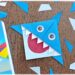 Fabriquer un marque-page Requin DIY en papier : activité créative et manuelle enfants - Pliage de papier et origami - Customisation en requin - Découpage, collage, coloriage et dessin - Cadeau à offrir Fait maison- Bricolage facile et rigolo - Thème animaux marins, océans, mer, été - Bricolage et décoration sympa et facile - Arts visuels maternelle et élémentaire - Cycles 1 et 2 - Créativité - tutoriel photos - mslf