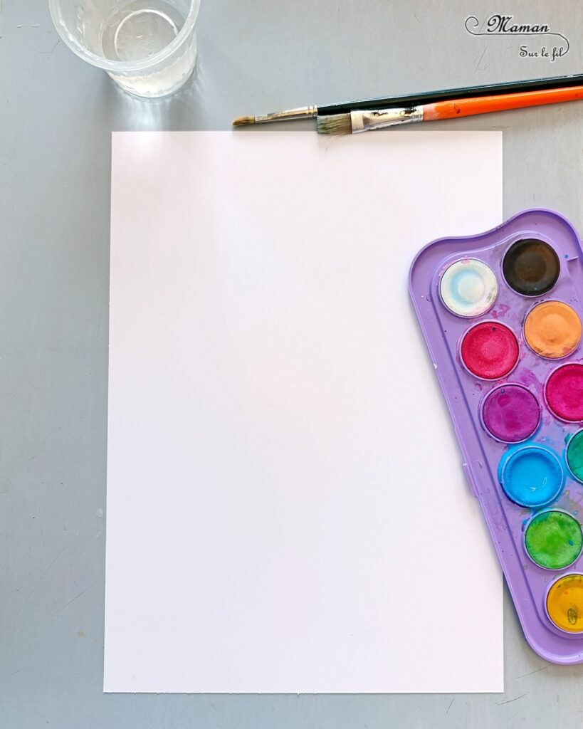 Créer la couverture d'un petit cahier pour la rentrée : activité créative, peinture et manuelle enfants - Customiser un petit carnet - Peinture avec eau, aquarelle, dessin, graphismes - Personnaliser son matériel scolaire, de classe - Bricolage DIY facile et rapide - Thème école, rentrée scolaire, matériel, cahiers - Bricolage et décoration sympa et facile - Arts visuels maternelle et élémentaire - Cycles 1 et 2 - Créativité - tutoriel photos - mslf