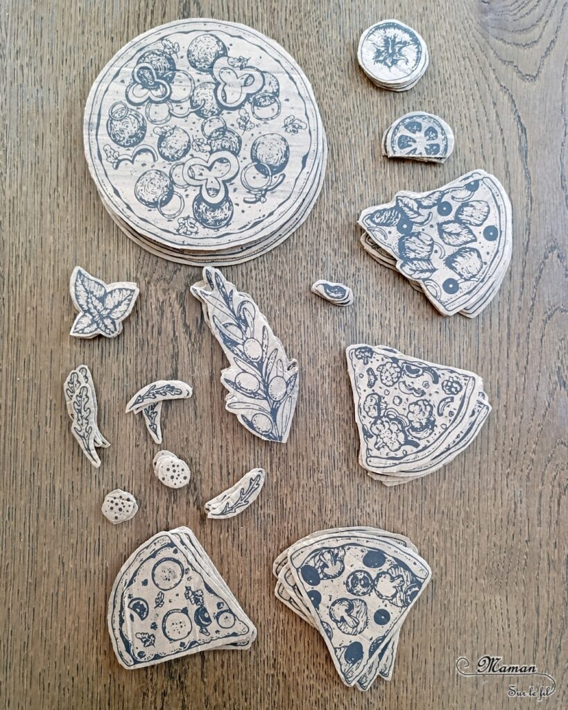 Fabriquer des poissons en récup' de boites à pizza : activité créative, récup' et manuelle enfants - Recyclage et surcyclage de boites à pizza en carton - Découpage et imagination - Mise en place d'une scène de fonds marins : poissons, algues, bulles... - Bricolage facile et rigolo - Découpage, collage - Gommettes Yeux - Thème poissons, animaux marins, mer, océans, été, 1er avril - Bricolage et décoration sympa et facile - Arts visuels maternelle et élémentaire - Cycles 1 et 2 - Créativité - tutoriel photos - mslf
