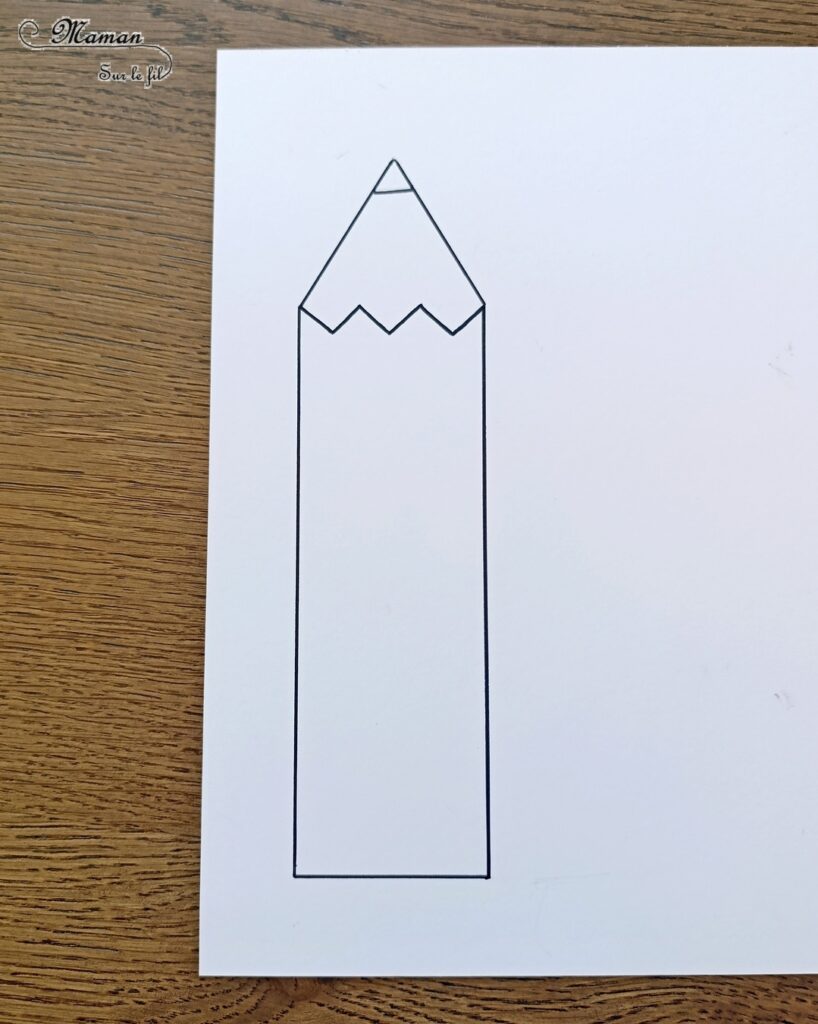 Dessiner un crayon de couleur façon Art Thérapie pour la rentrée scolaire : activité créative, dessin et manuelle enfants et adultes - Dessin, graphismes, zentangle, art thérapie, zen art facile - Coloriage - Contraste couleur et noir - Relaxation, gestion du stress, détente - Bricolage DIY facile et rapide - Thème école, rentrée scolaire, matériel, crayons de couleur - Décoration DIY pour le bureau - Bricolage et décoration sympa et facile - Arts visuels maternelle et élémentaire - Cycles 1 et 2 - Créativité - tutoriel photos - mslf