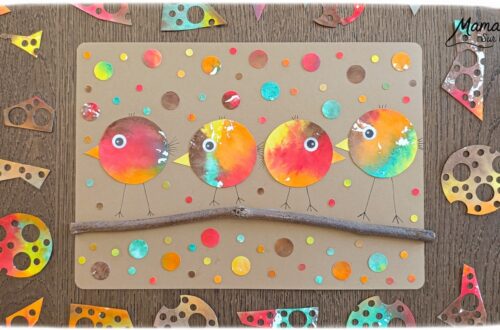Créer des petits oiseaux d'automne avec la technique des feutres et du papier aluminium : activité créative, peinture et manuelle enfants - Oiseaux ou canards automnaux avec cercles de papier - Couleurs avec feutres sur aluminium et eau - Technique au rendu joli - Cercles, géométrie, découpage, collage - Perforatrice - Land art avec collage d'une branche - Dessin - Couleurs automnales - Bricolage DIY facile et rapide - Thème automne, animaux de la forêt, des bois, oiseaux, nature - Décoration DIY - Bricolage et décoration sympa et facile - Arts visuels maternelle et élémentaire - Cycles 1 et 2 - Créativité - tutoriel photos et vidéo - mslf