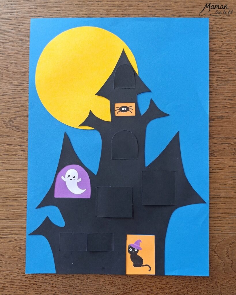 Fabriquer un manoir hanté Surprise avec ses fenêtres qui s'ouvrent et qui se ferment : activité créative et manuelle enfants - Découpage, collage - Personnages d'Halloween mignons - Citrouilles, bonbons, chauve-souris, hibou... Jeu DIY - Bricolage et décoration DIY et facile - Bricolage Fait maison, décoration - Thème Halloween, peur, nuit - Bricolage sympa et facile - Arts visuels Maternelle et cycle 2 - Maternelle et élémentaire - Créativité - Cycle 1 ou 2 - tutoriel photos et vidéo - mslf