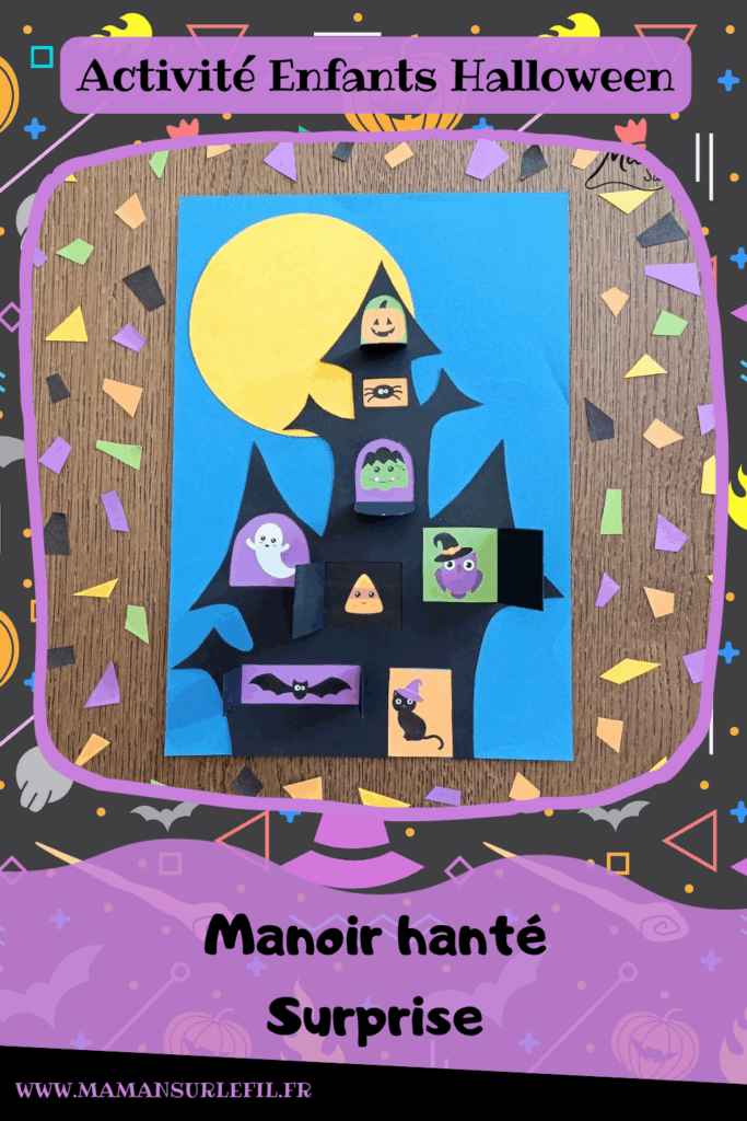 Fabriquer un manoir hanté Surprise avec ses fenêtres qui s'ouvrent et qui se ferment : activité créative et manuelle enfants - Découpage, collage - Personnages d'Halloween mignons - Citrouilles, bonbons, chauve-souris, hibou... Jeu DIY - Bricolage et décoration DIY et facile - Bricolage Fait maison, décoration - Thème Halloween, peur, nuit - Bricolage sympa et facile - Arts visuels Maternelle et cycle 2 - Maternelle et élémentaire - Créativité - Cycle 1 ou 2 - tutoriel photos et vidéo - mslf